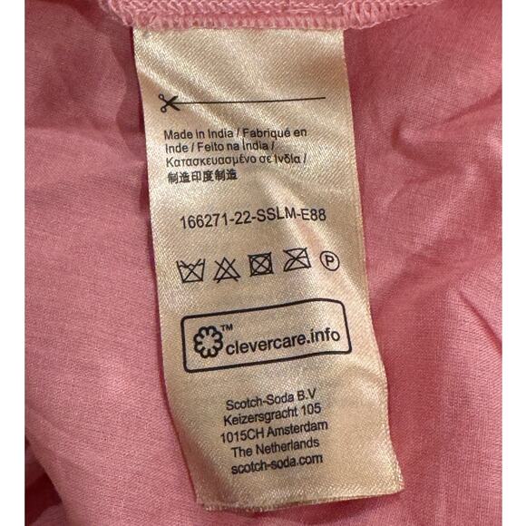 Scotch & Soda Tiered Colorblock Maxi Dress Size Small - Picture 9 of 11